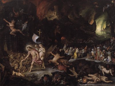 Christus im Vorhof von Jan the Elder Brueghel